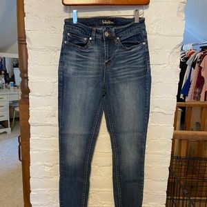 Medium blue skinny jeans -size 5